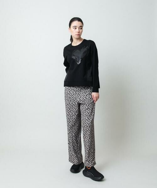 HIROKO KOSHINO / ヒロココシノ カットソー | ハートモチーフドッキングデザインプルオーバー /日本製/洗える | 詳細12