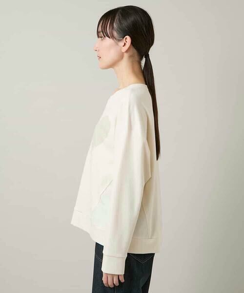 HIROKO KOSHINO / ヒロココシノ カットソー | ハートモチーフドッキングデザインプルオーバー /日本製/洗える | 詳細2