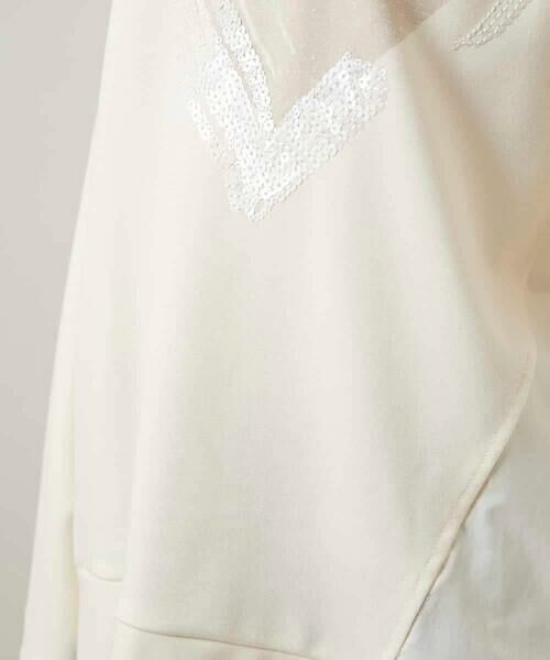 HIROKO KOSHINO / ヒロココシノ カットソー | ハートモチーフドッキングデザインプルオーバー /日本製/洗える | 詳細9