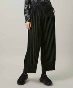 HIROKO KOSHINO / ヒロココシノ チノ・ワークパンツ | エコスエードアコーディオンプリーツパンツ