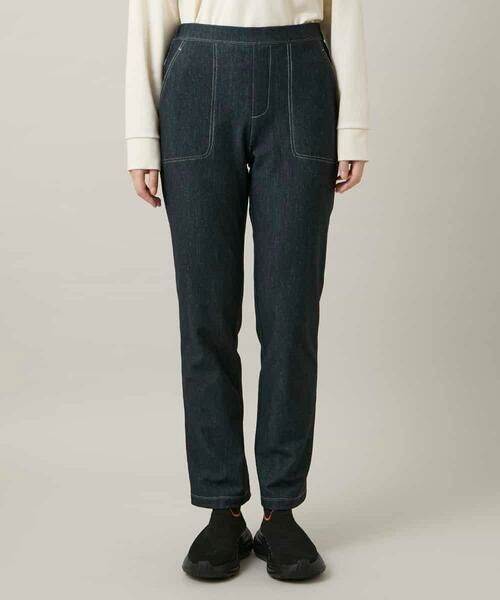 HIROKO KOSHINO / ヒロココシノ チノ・ワークパンツ | 裏起毛3Dデニムスリムパンツ/洗える | 詳細1