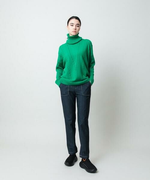 HIROKO KOSHINO / ヒロココシノ チノ・ワークパンツ | 裏起毛3Dデニムスリムパンツ/洗える | 詳細10