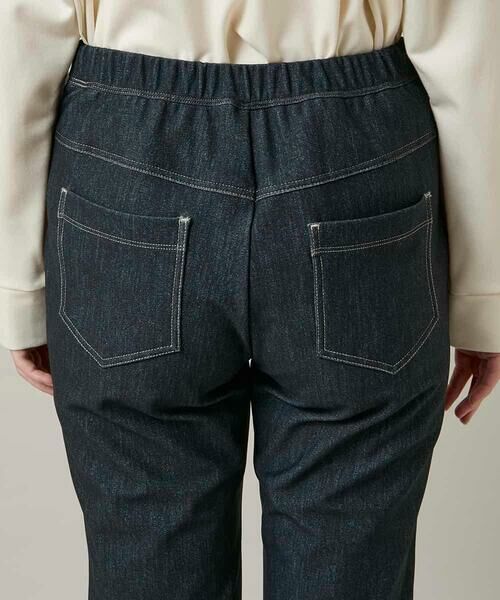 HIROKO KOSHINO / ヒロココシノ チノ・ワークパンツ | 裏起毛3Dデニムスリムパンツ/洗える | 詳細5