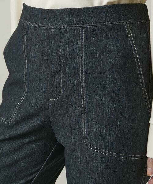 HIROKO KOSHINO / ヒロココシノ チノ・ワークパンツ | 裏起毛3Dデニムスリムパンツ/洗える | 詳細8