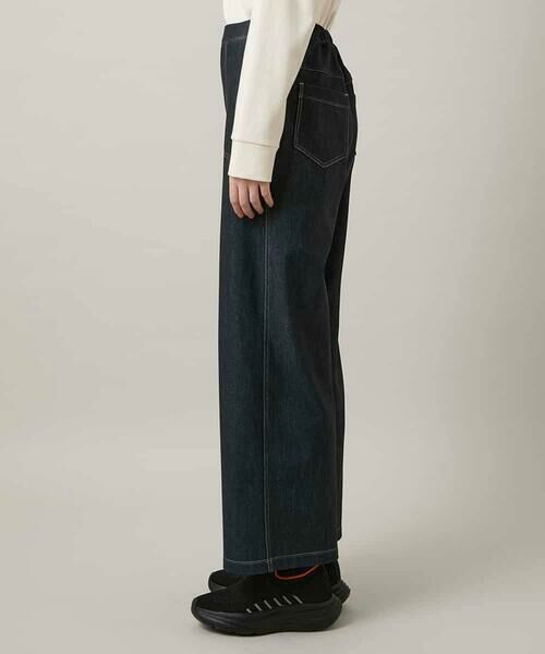 HIROKO KOSHINO / ヒロココシノ その他パンツ | 裏起毛3Dデニムワイドパンツ/洗える | 詳細2