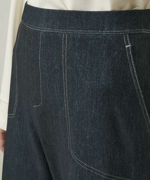 HIROKO KOSHINO / ヒロココシノ その他パンツ | 裏起毛3Dデニムワイドパンツ/洗える | 詳細8