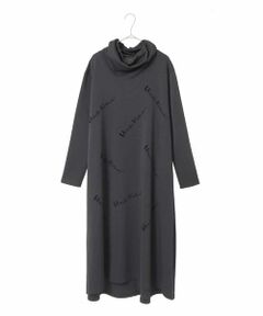 HIROKO KOSHINO / ヒロココシノ ロング・マキシ丈ワンピース | ハイネックジャージーワンピース /日本製/洗える