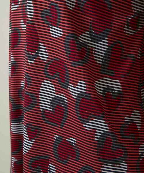 HIROKO KOSHINO / ヒロココシノ チュニック | ハートアニマル柄ボーダーデザインチュニック /洗える | 詳細8