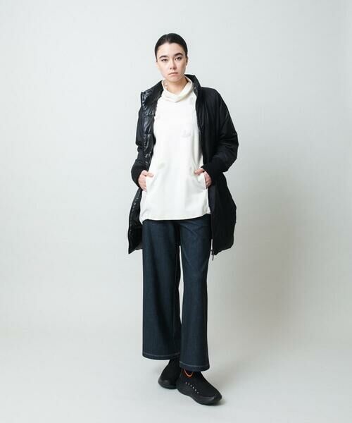 HIROKO KOSHINO / ヒロココシノ ロング・マキシ丈スカート | ハートモチーフドッキングデザインチュニック /日本製/洗える | 詳細12