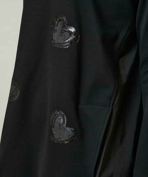 HIROKO KOSHINO / ヒロココシノ ロング・マキシ丈スカート | ハートモチーフドッキングデザインチュニック /日本製/洗える | 詳細9