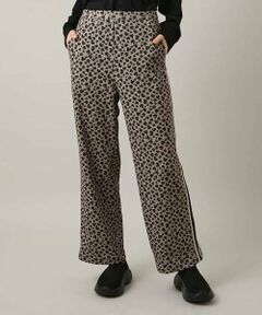 HIROKO KOSHINO / ヒロココシノ チノ・ワークパンツ | ハートアニマル柄プリントストレッチパンツ /洗える