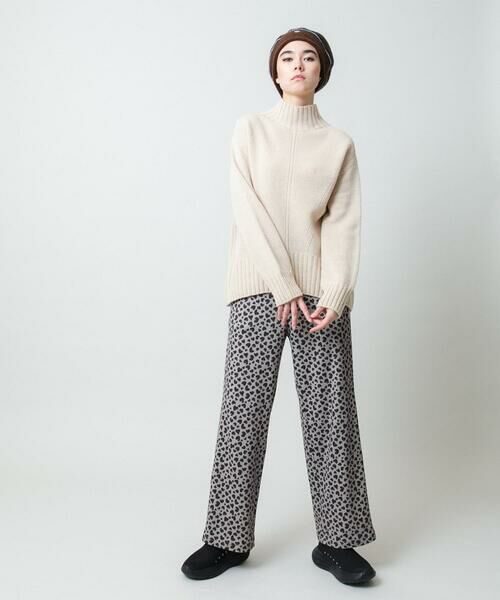 HIROKO KOSHINO / ヒロココシノ チノ・ワークパンツ | ハートアニマル柄プリントストレッチパンツ /洗える | 詳細10