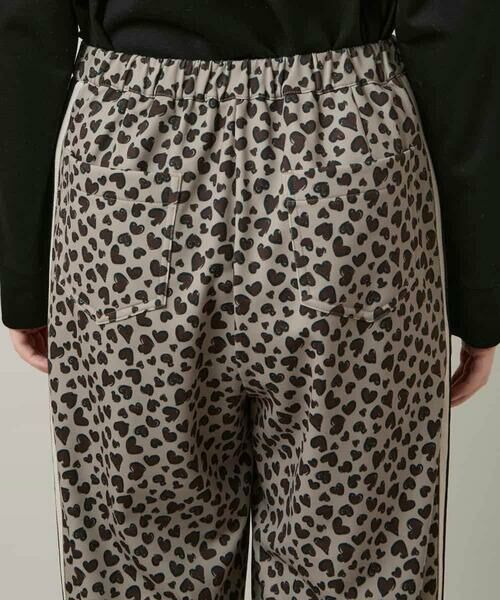 HIROKO KOSHINO / ヒロココシノ チノ・ワークパンツ | ハートアニマル柄プリントストレッチパンツ /洗える | 詳細5
