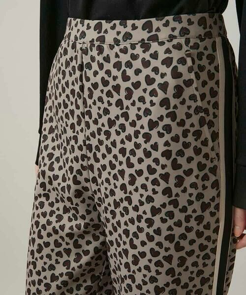 HIROKO KOSHINO / ヒロココシノ チノ・ワークパンツ | ハートアニマル柄プリントストレッチパンツ /洗える | 詳細6
