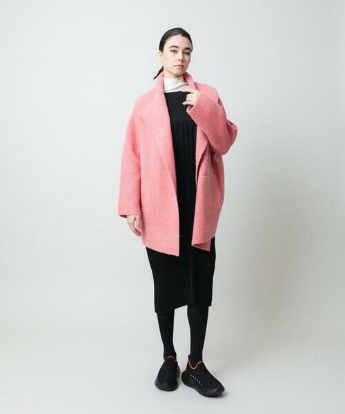 HIROKO KOSHINO / ヒロココシノ その他アウター | ミラノリブショールカラーコート | 詳細12