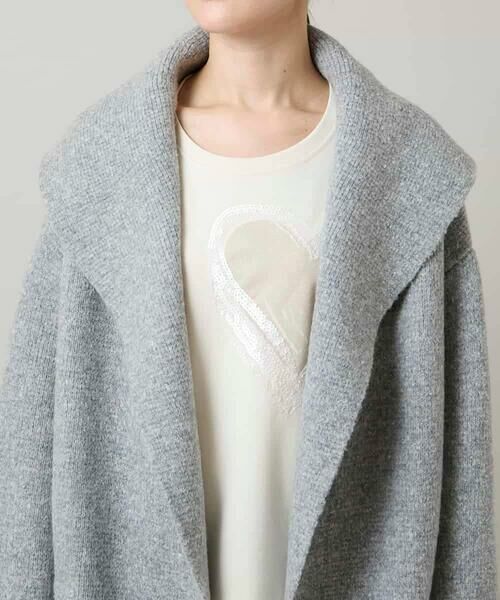 HIROKO KOSHINO / ヒロココシノ その他アウター | ミラノリブショールカラーコート | 詳細4