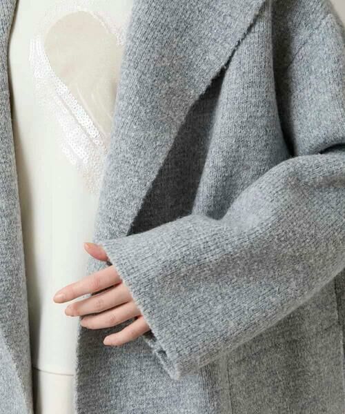 HIROKO KOSHINO / ヒロココシノ その他アウター | ミラノリブショールカラーコート | 詳細6