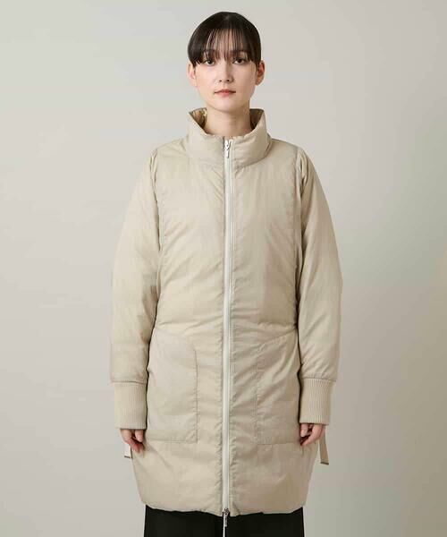 HIROKO KOSHINO / ヒロココシノ ダウンジャケット・ベスト | 【2WAY】インバーテッドデザインコート | 詳細1