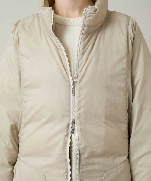 HIROKO KOSHINO / ヒロココシノ ダウンジャケット・ベスト | 【2WAY】インバーテッドデザインコート | 詳細12