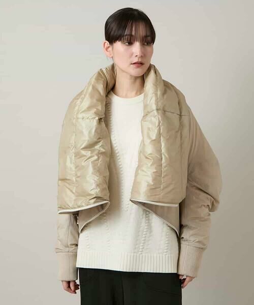 HIROKO KOSHINO / ヒロココシノ ダウンジャケット・ベスト | 【2WAY】インバーテッドデザインコート | 詳細16