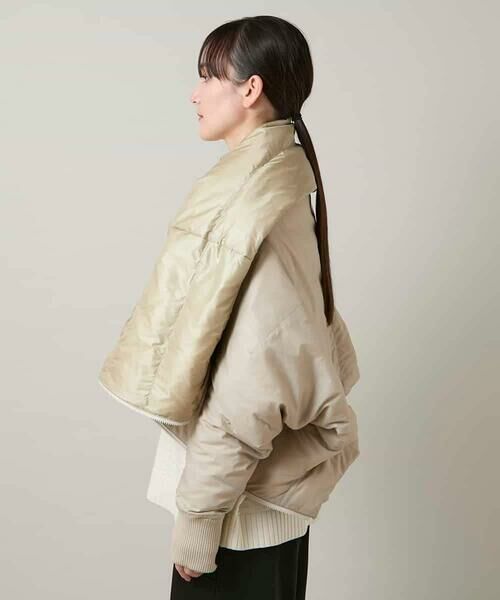 HIROKO KOSHINO / ヒロココシノ ダウンジャケット・ベスト | 【2WAY】インバーテッドデザインコート | 詳細17