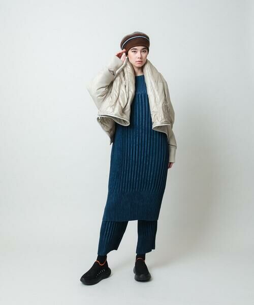 HIROKO KOSHINO / ヒロココシノ ダウンジャケット・ベスト | 【2WAY】インバーテッドデザインコート | 詳細21