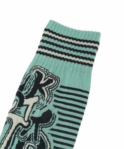 HIROKO KOSHINO / ヒロココシノ その他小物 | ロゴボーダージャカードソックス/日本製/洗濯機で洗える | 詳細4