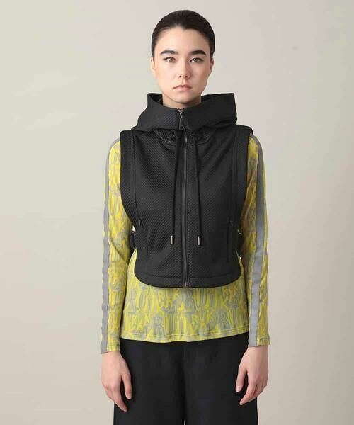 HIROKO KOSHINO / ヒロココシノ ベスト | メッシュフードベスト/洗える | 詳細1