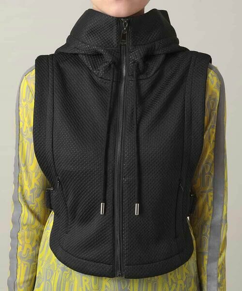 HIROKO KOSHINO / ヒロココシノ ベスト | メッシュフードベスト/洗える | 詳細5