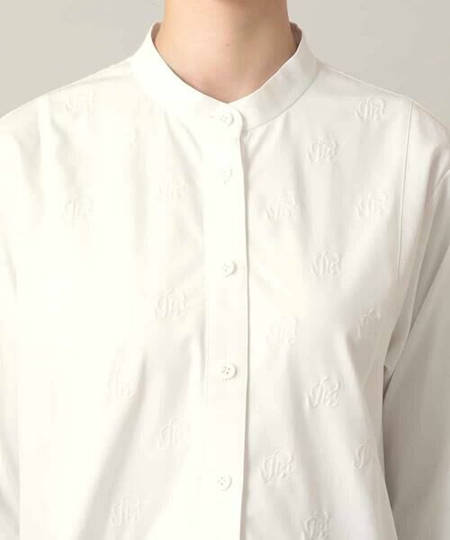 HIROKO KOSHINO / ヒロココシノ シャツ・ブラウス | HK刺繍ジョイントデザインブラウス/洗える | 詳細4