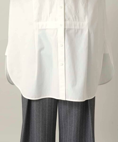 HIROKO KOSHINO / ヒロココシノ シャツ・ブラウス | HK刺繍ジョイントデザインブラウス/洗える | 詳細7