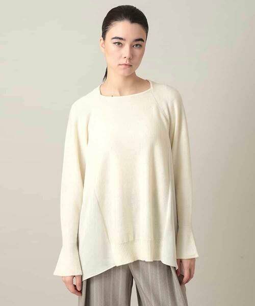 HIROKO KOSHINO / ヒロココシノ ニット・セーター | スキャッタービーズジョイントニット（アイボリー）