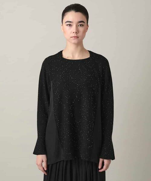 HIROKO KOSHINO / ヒロココシノ ニット・セーター | スキャッタービーズジョイントニット | 詳細1