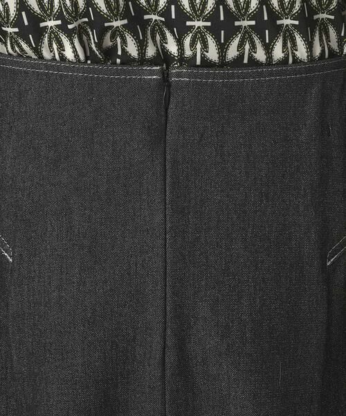 HIROKO KOSHINO / ヒロココシノ ロング・マキシ丈スカート | デニムライクジャージーフレアスカート/日本製/洗える | 詳細8