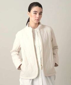 HIROKO KOSHINO / ヒロココシノ ダウンジャケット・ベスト | ロゴ刺繍キルティング中綿入りジャケット