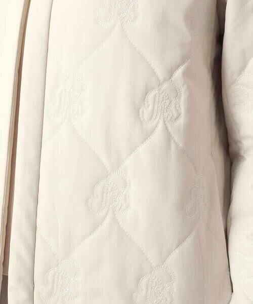 HIROKO KOSHINO / ヒロココシノ ダウンジャケット・ベスト | ロゴ刺繍キルティング中綿入りジャケット | 詳細9