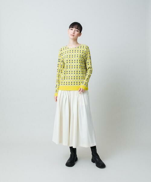 HIROKO KOSHINO / ヒロココシノ カットソー | 幾何プリントベア天竺カットソー/日本製/洗える | 詳細10