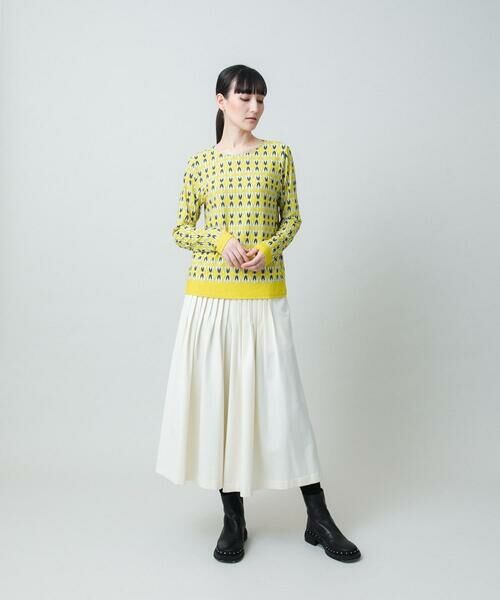 HIROKO KOSHINO / ヒロココシノ カットソー | 幾何プリントベア天竺カットソー/日本製/洗える | 詳細9