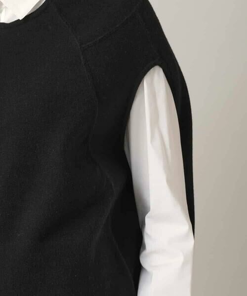 HIROKO KOSHINO / ヒロココシノ ベスト | ミラノリブデザインニットベスト/洗える | 詳細6