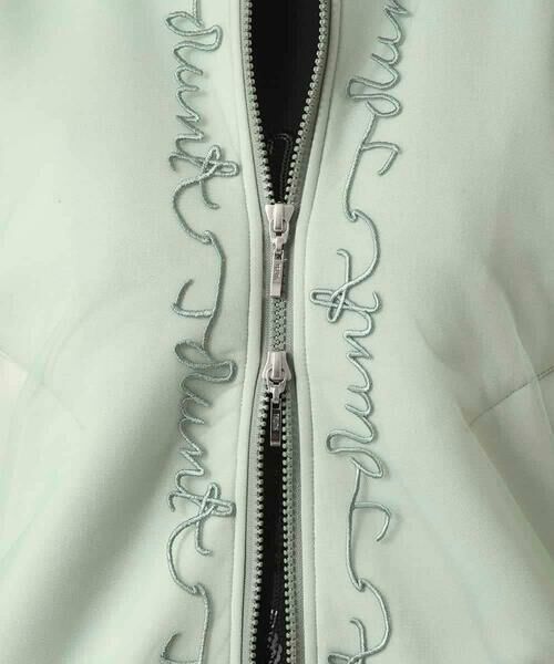 HIROKO KOSHINO / ヒロココシノ その他アウター | チュールレイヤードダンボールニットブルゾン | 詳細10