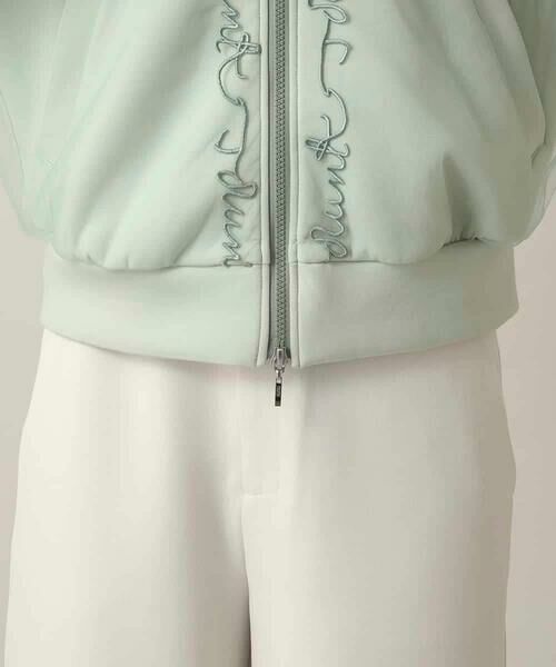 HIROKO KOSHINO / ヒロココシノ その他アウター | チュールレイヤードダンボールニットブルゾン | 詳細7