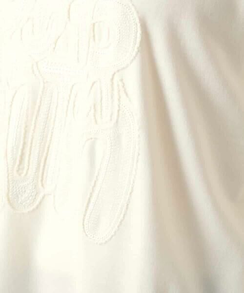 HIROKO KOSHINO / ヒロココシノ カットソー | スパンコール刺繍ロゴデザインカットソー/日本製/洗える | 詳細10