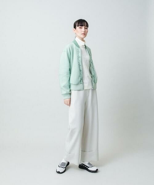 HIROKO KOSHINO / ヒロココシノ カットソー | スパンコール刺繍ロゴデザインカットソー/日本製/洗える | 詳細12