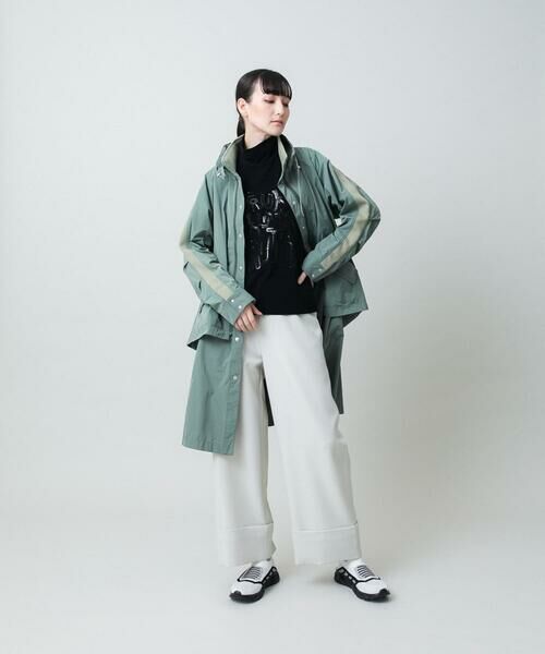 HIROKO KOSHINO / ヒロココシノ カットソー | スパンコール刺繍ロゴデザインカットソー/日本製/洗える | 詳細13