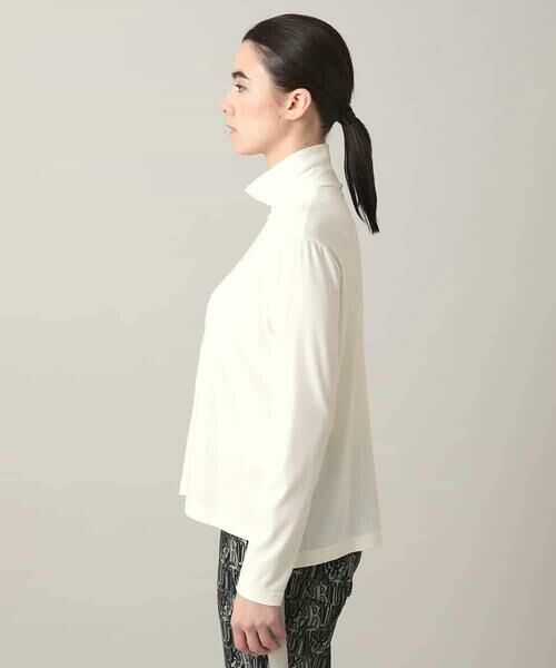 HIROKO KOSHINO / ヒロココシノ カットソー | スパンコール刺繍ロゴデザインカットソー/日本製/洗える | 詳細2