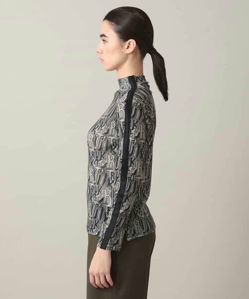 HIROKO KOSHINO / ヒロココシノ ベスト | チュールロゴプリントカットソー /日本製/洗える | 詳細2