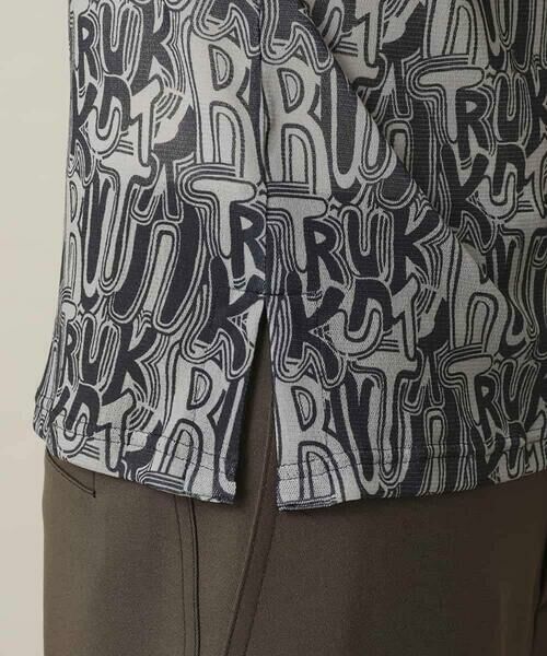 HIROKO KOSHINO / ヒロココシノ ベスト | チュールロゴプリントカットソー /日本製/洗える | 詳細8