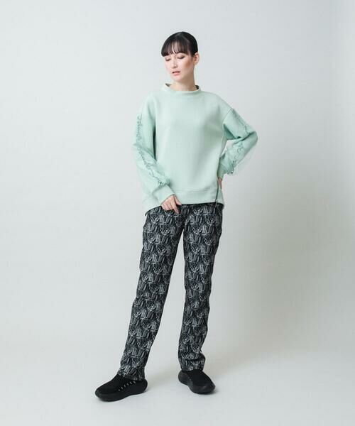 HIROKO KOSHINO / ヒロココシノ カットソー | チュール刺繍スリーブデザインプルオーバー | 詳細11