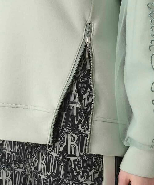 HIROKO KOSHINO / ヒロココシノ カットソー | チュール刺繍スリーブデザインプルオーバー | 詳細9