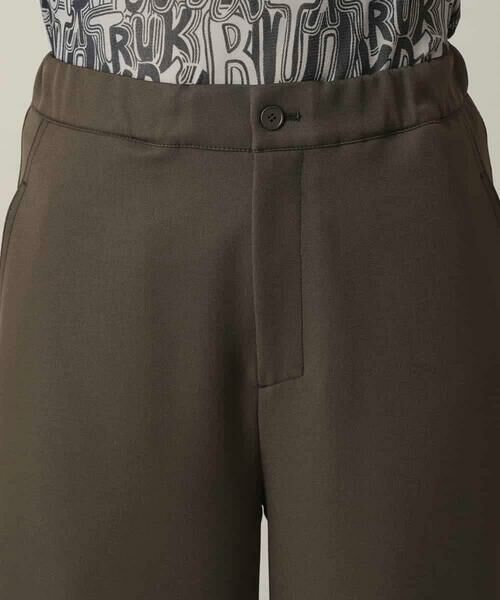 HIROKO KOSHINO / ヒロココシノ その他パンツ | ツイルストレッチロールアップワイドパンツ/洗える | 詳細5